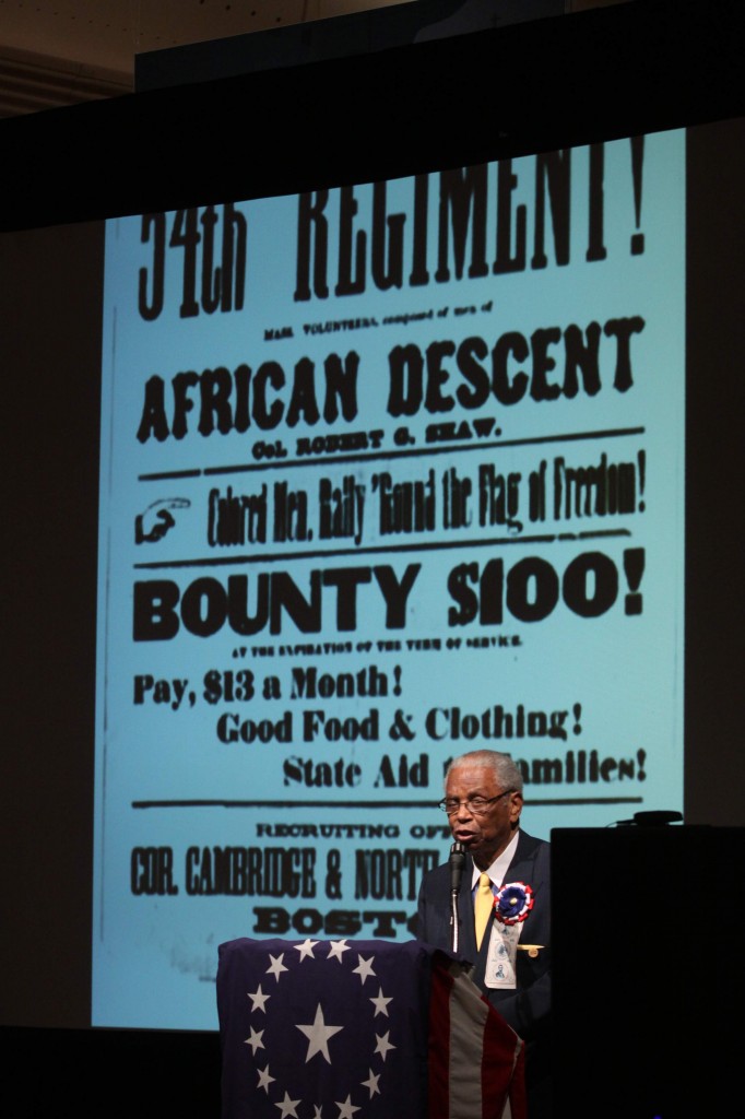 Judge Damon Keith speaking - photo by Bob Brodbeck