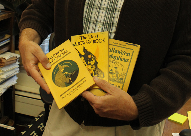 Halloween books at Greenfield Village