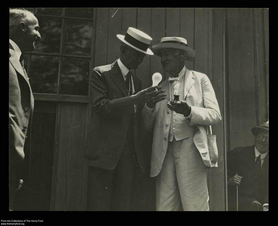 Henry Ford and Thomas Edison