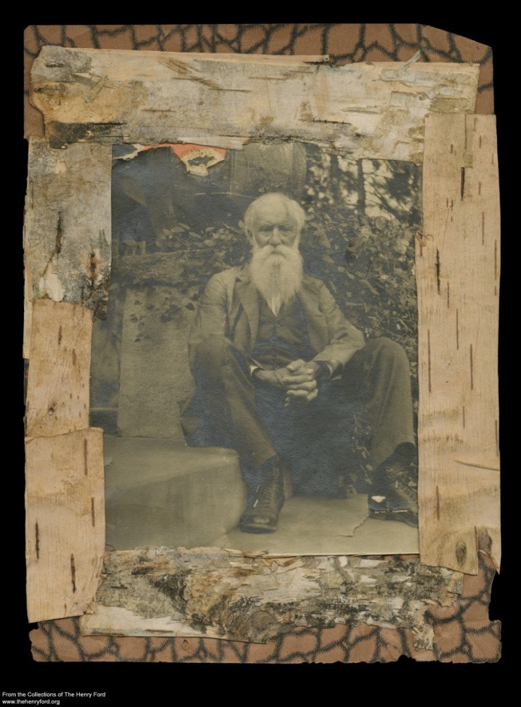 John Burroughs on the Steps at Wyndygoul, Cos Cob, Connecticut, August 1905