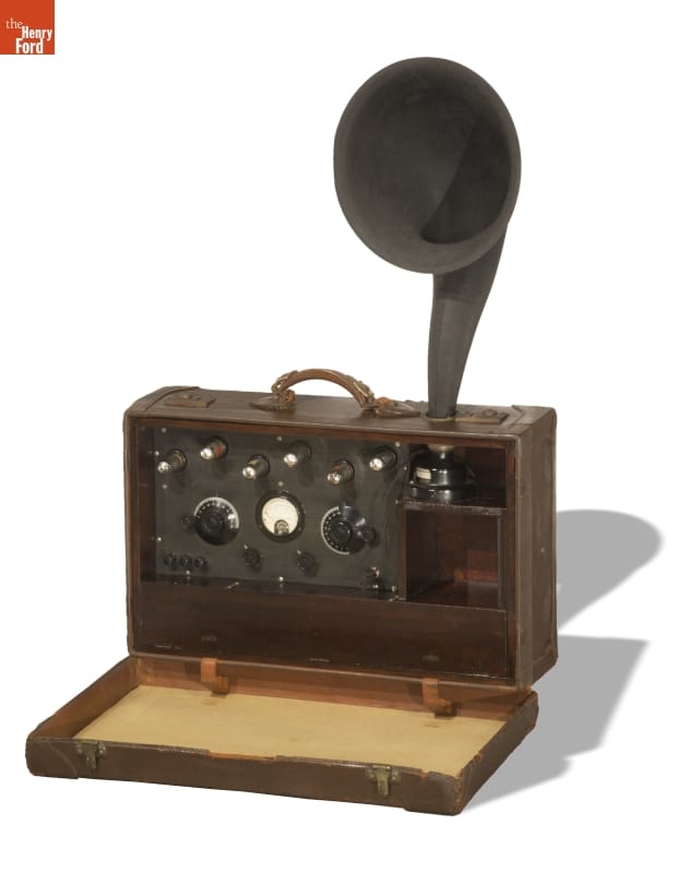First Portable Superheterodyne Radio Receiver, Made by Edwin Howard Armstrong, 1923