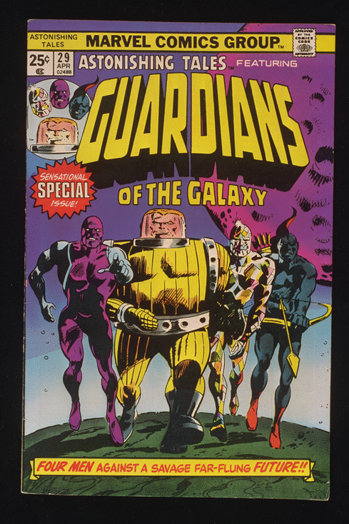 GIF rotating through many comic book covers