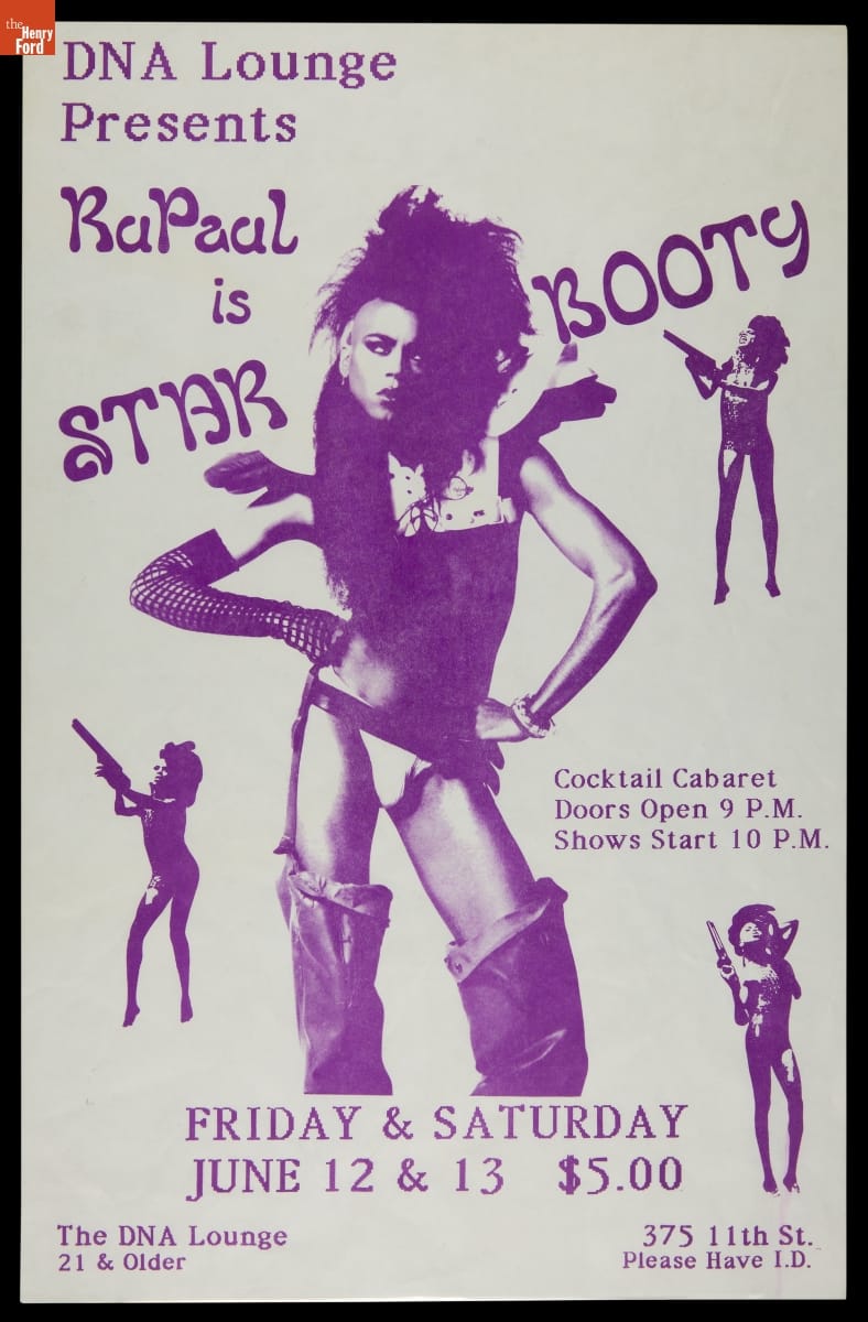 "DNA Lounge Presents: RuPaul is Star Booty," June 1987