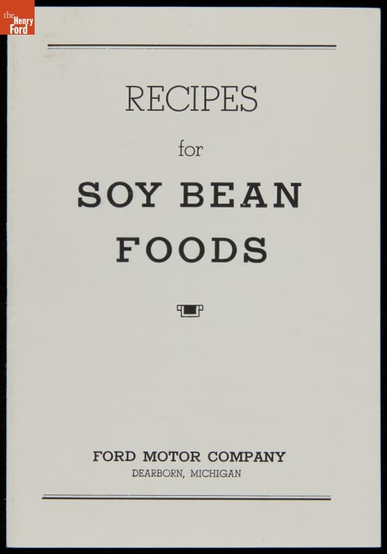 Booklet cover page with text