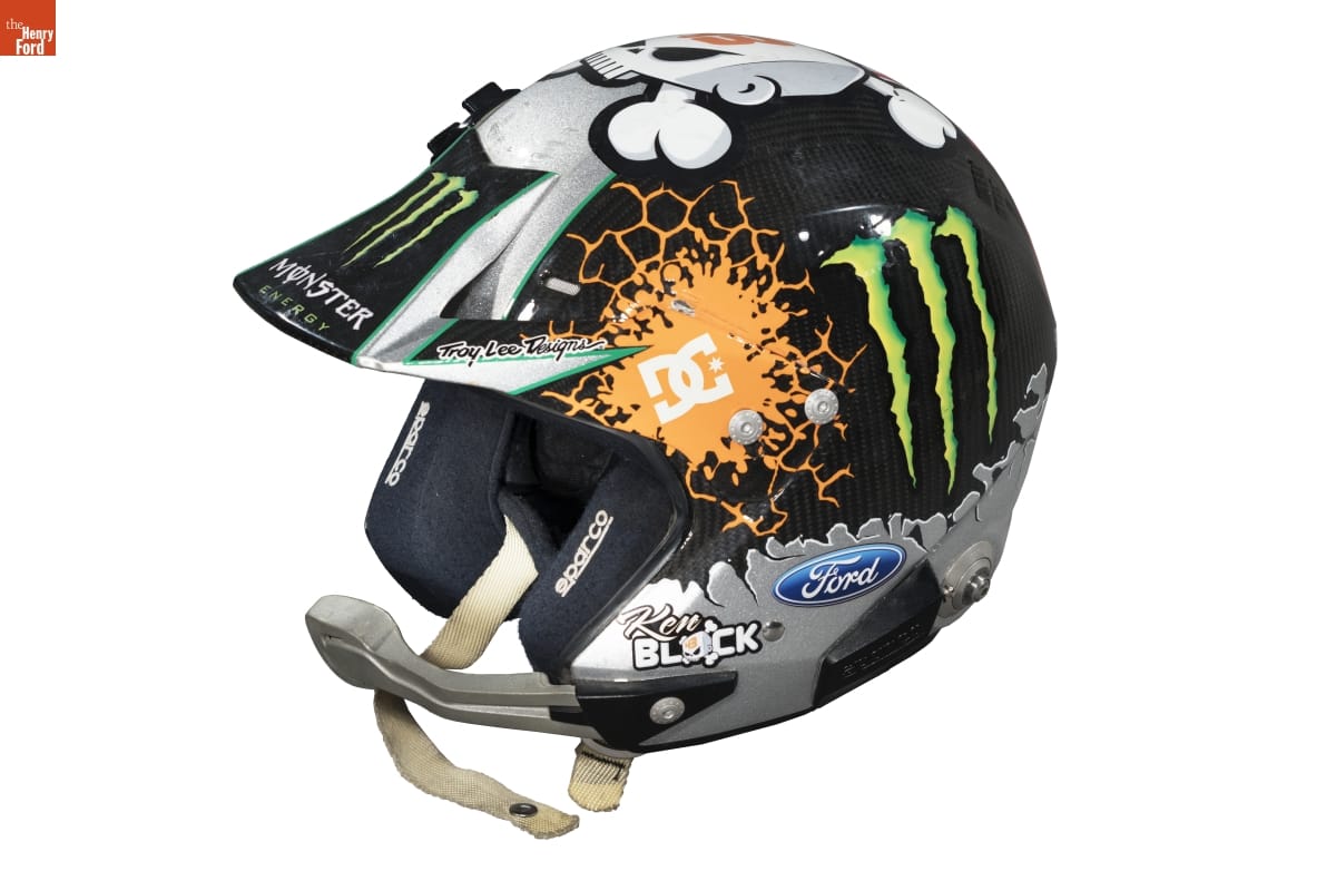 Racing Helmet Worn by Ken Block in "Gymkhana Five," circa 2012