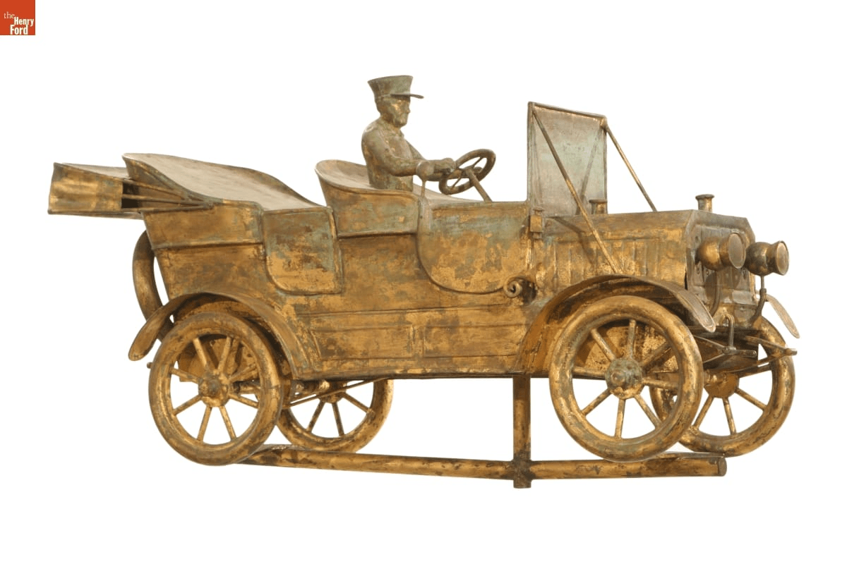 Weathervanes GIF cycling through several images of weathervanes