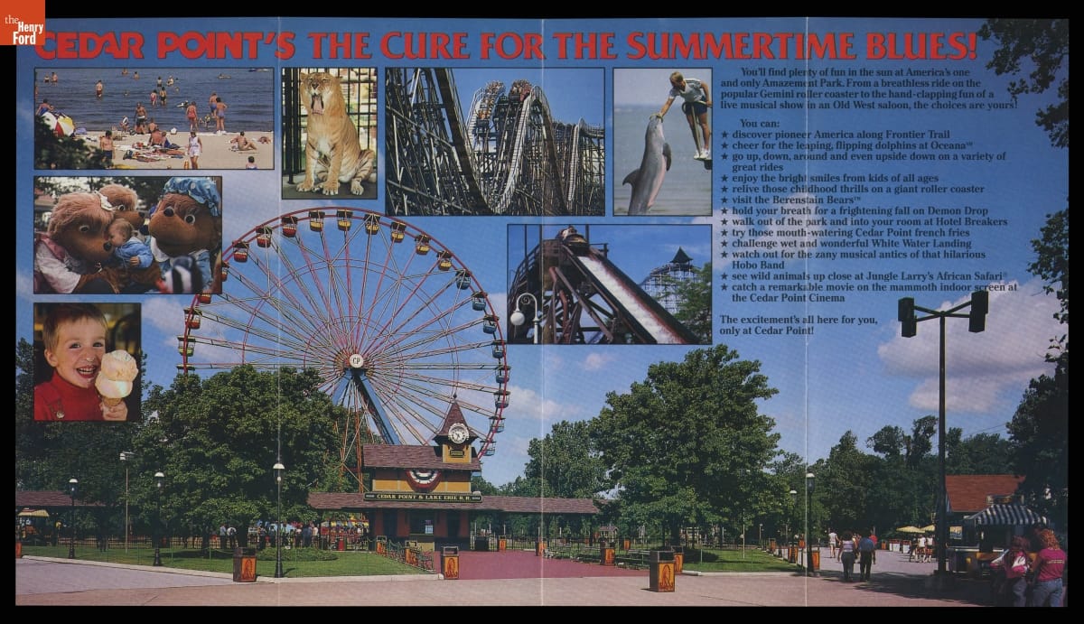 Cedar Point, Sandusky, Ohio, 1985 Season Brochure