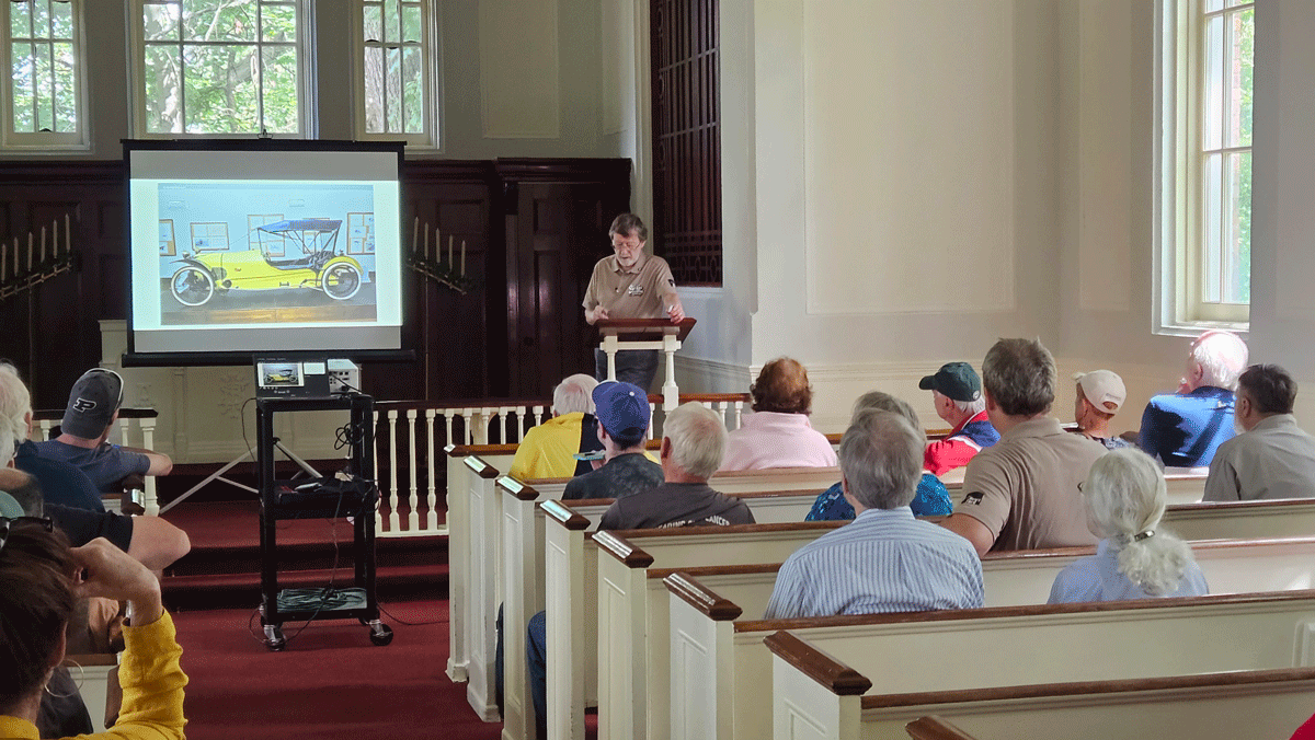 Historian Bob Casey discussed some of Indiana’s lesser-known automobile manufacturers.