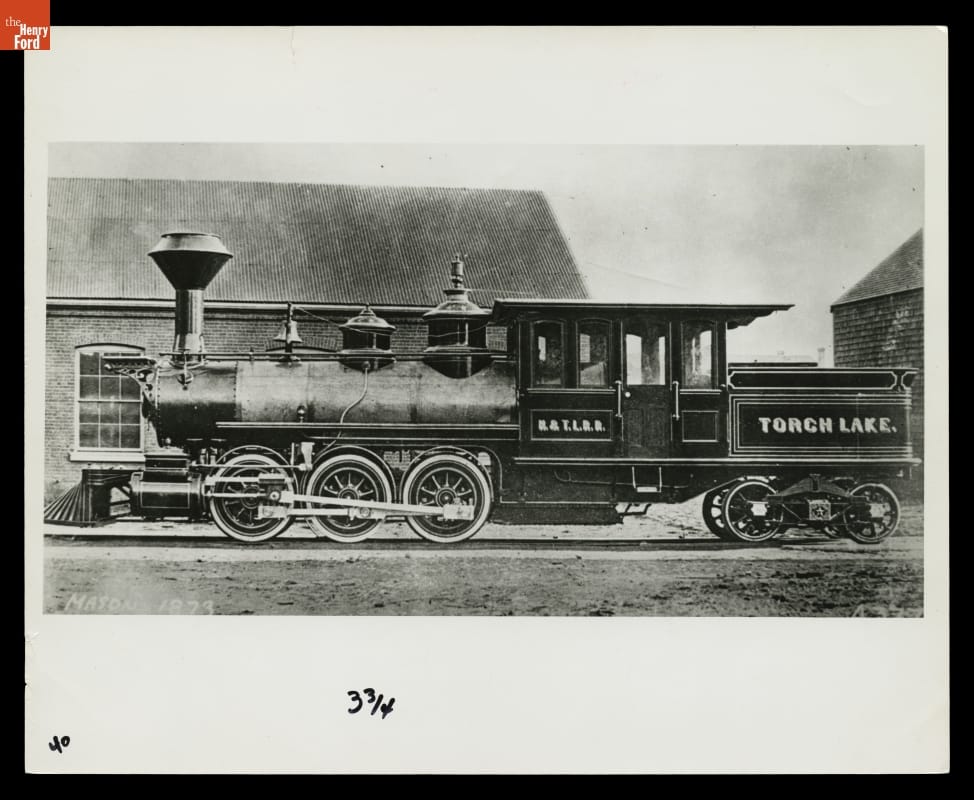 Torch Lake Steam Locomotive, 1873