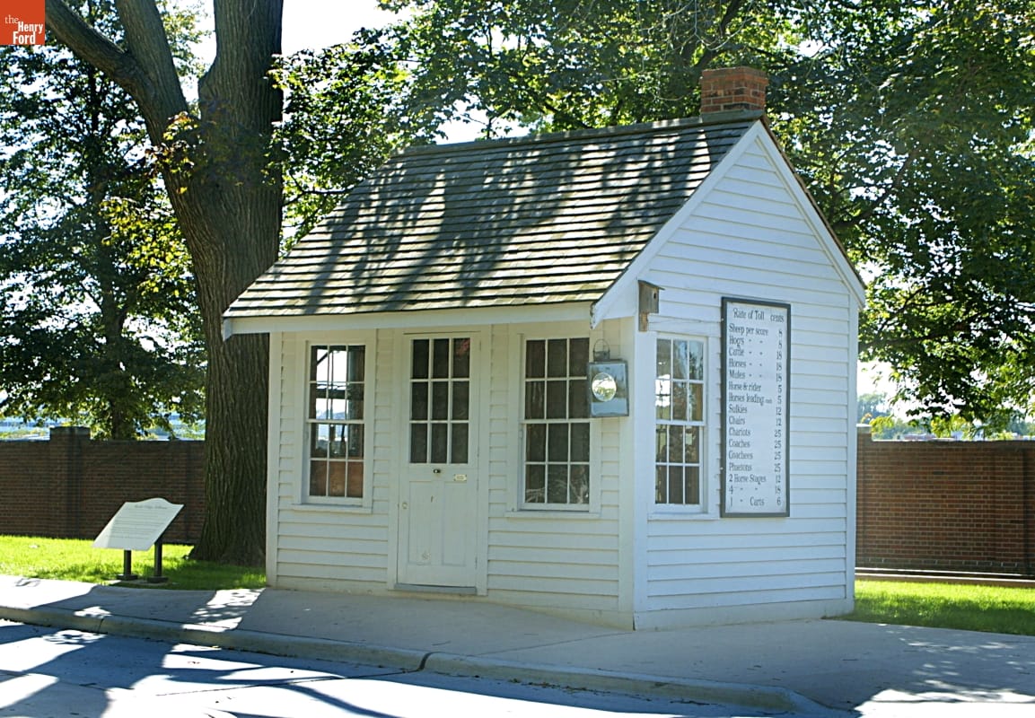 Rocks Village Toll House Small white wooden building with several windows