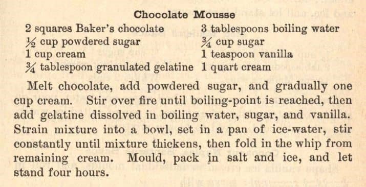 mousse