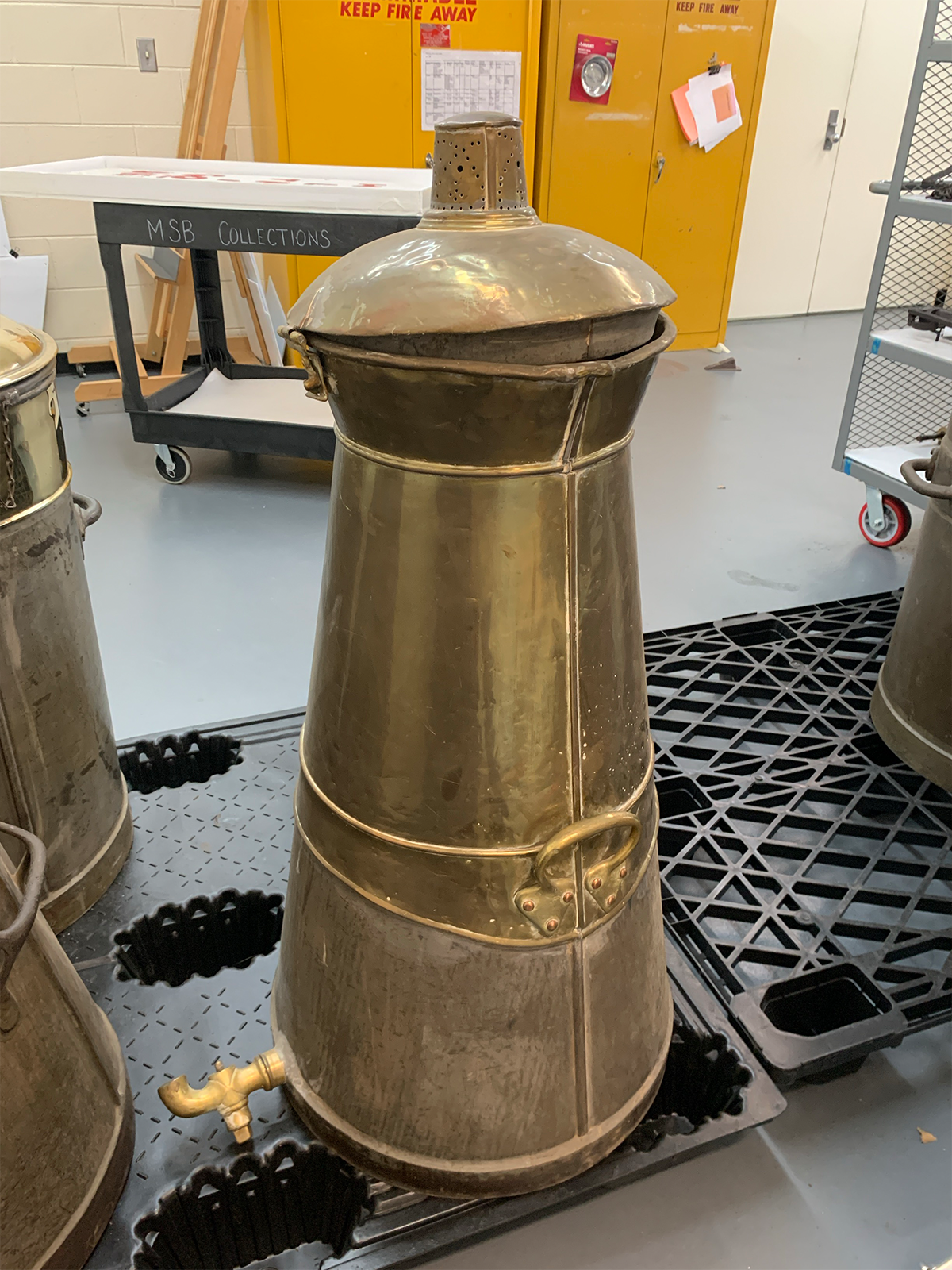 English milk container.