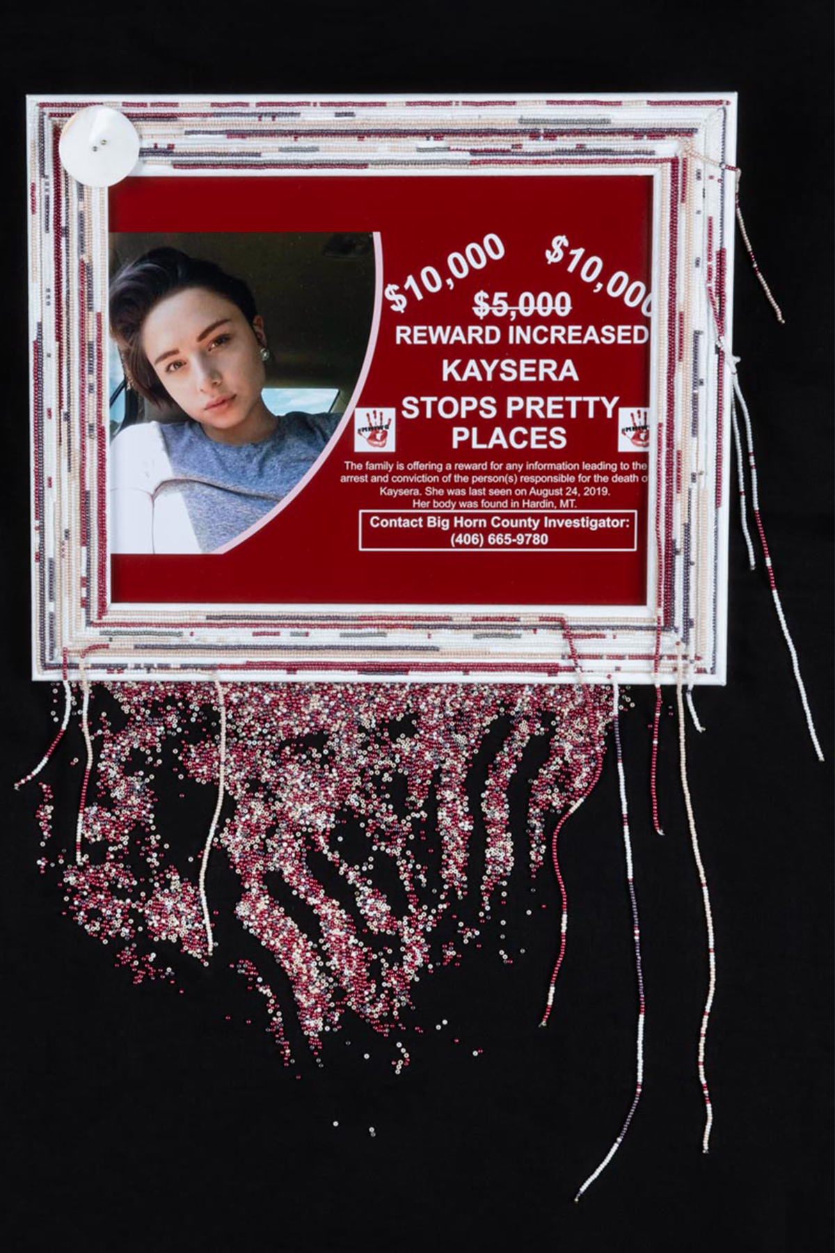 Portrait of an Indigenous Womxn [Removed]” by Anna Tsouhlarakis (Navajo, Creek, Greek), from the collections of The Henry Ford