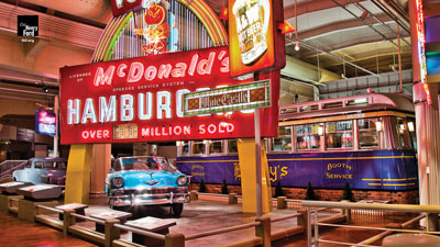 Background Driving America - Lamy's Diner Background Driving America - Lamy's Diner